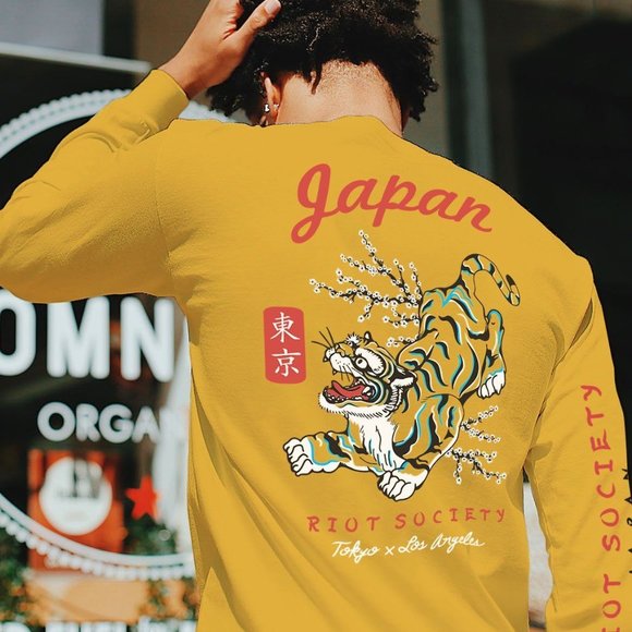 riot society tiger shirt